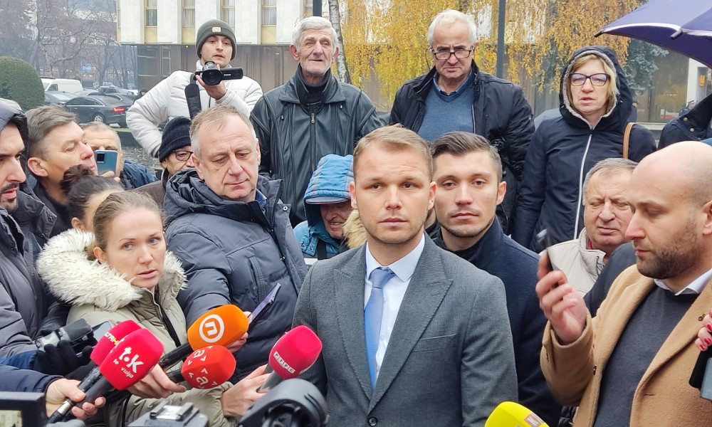 Završen protest: Stanivuković traži sastanak sa Viškovićem i Stevandićem FOTO