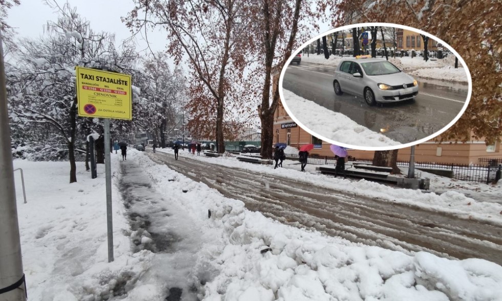 Lakše do sedmice na lotou nego do taksija u Banjaluci: Može li snijeg biti opravdanje