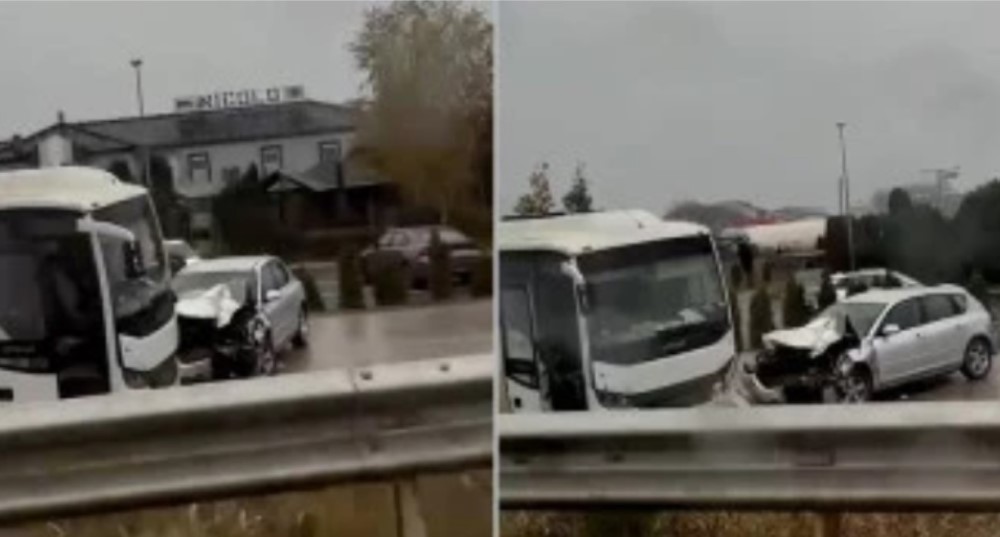 Težak udes: Sudarili se autobus pun djece i automobil