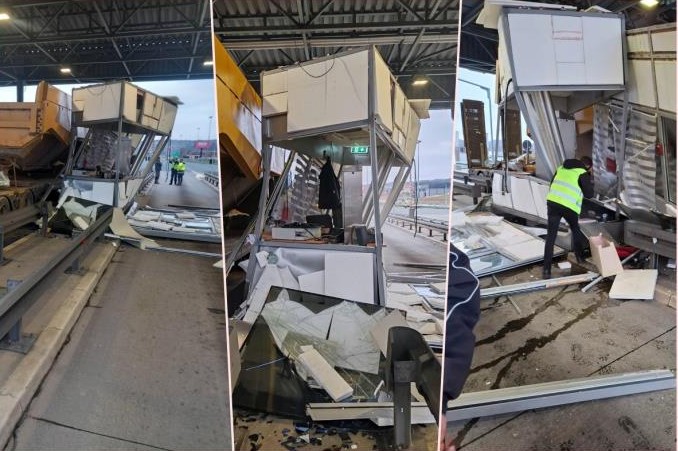 Užas na naplatnoj rampi: Šleper “raznio” kućicu dok je u njoj bio radnik