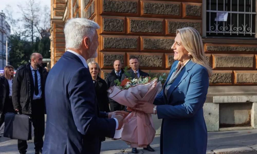 Dvodnevna posjeta BiH: Cvijanovićeva dočekala predsjednika Češke FOTO