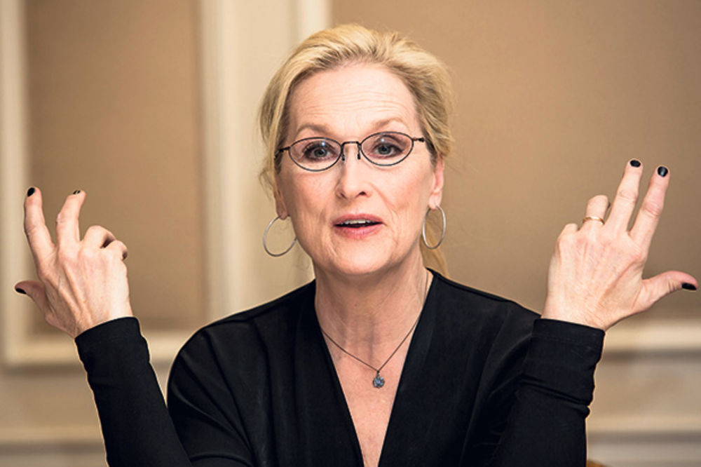 Glumica se brzo snašla: Meril Strip isjekla ogradu bježeći od požara