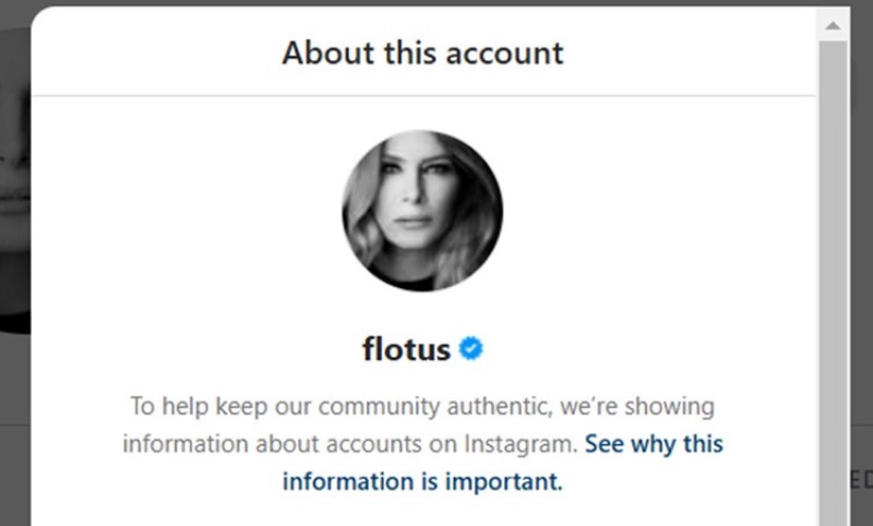 Prva dama SAD-a na društvenoj mreži: Melanija na Instagramu ne prati ni Trampa