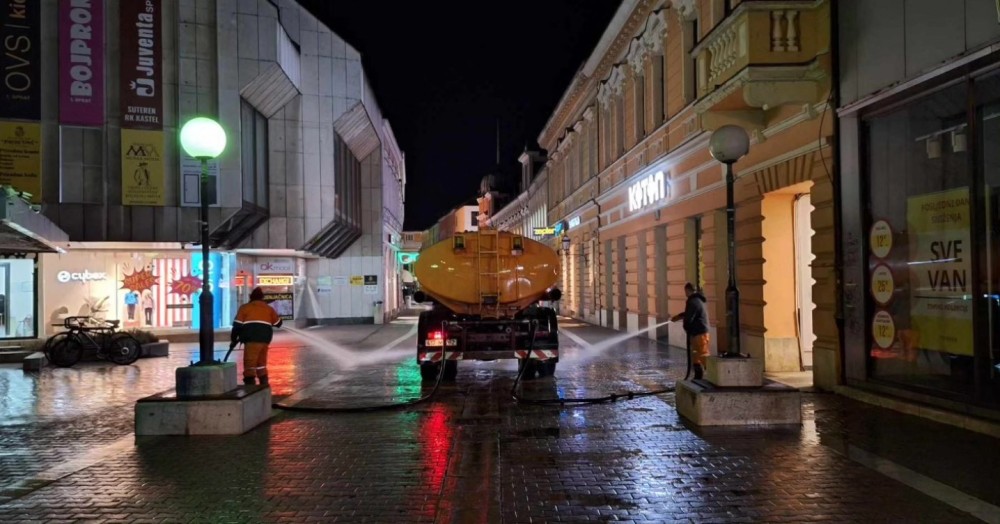 Gradski menadžer uhvatila se ukoštac sa higijenom: Počelo pranje ulica u Banjaluci