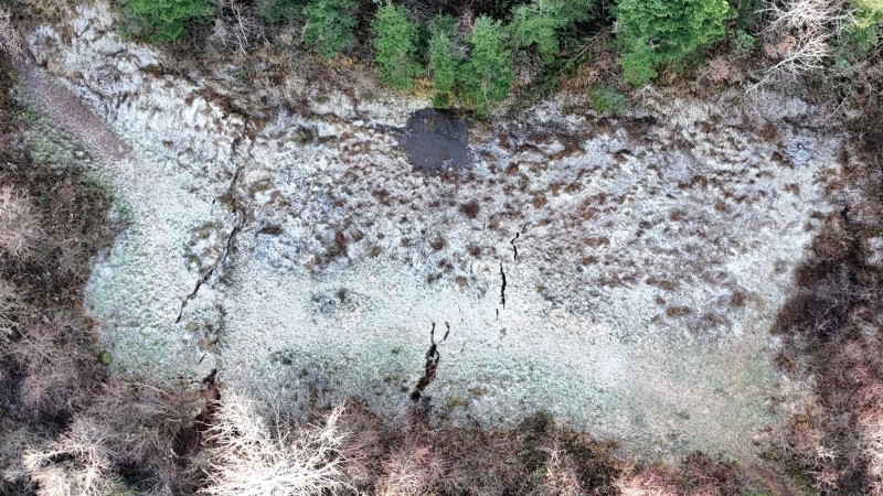 Usljed pomijeranja tla: Nove pukotine na klizištu iznad Sarajeva