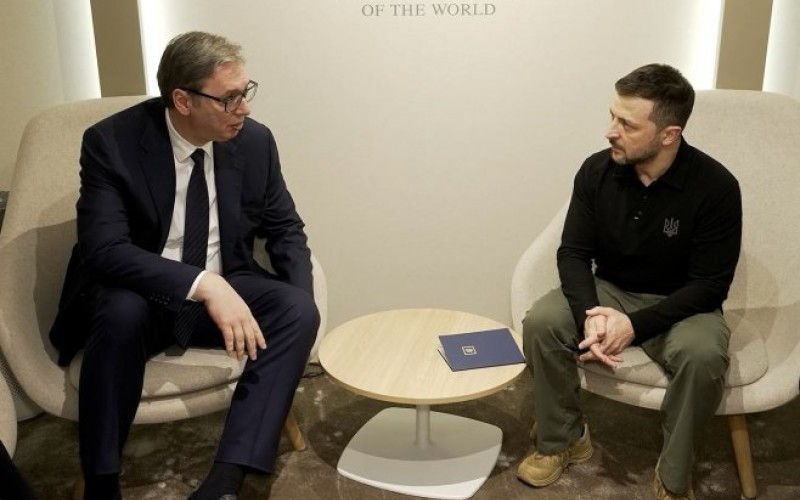 Sastanak u Davosu: Vučić sa Zelenskim o mogućnostima za postizanje mira