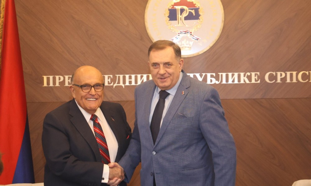 Objavljen podkast Đulijanija sa Dodikom: Evo o čemu su razgovarali VIDEO