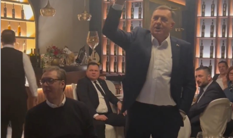 Olimpija pala u Banjaluci! Dodik i Vučić proslavili pobjedu Borca VIDEO