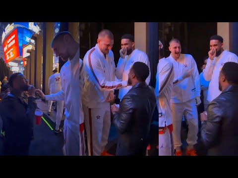 Jokić sreo glumca, pa se zasmijao: Mislio sam da si nečije dijete VIDEO