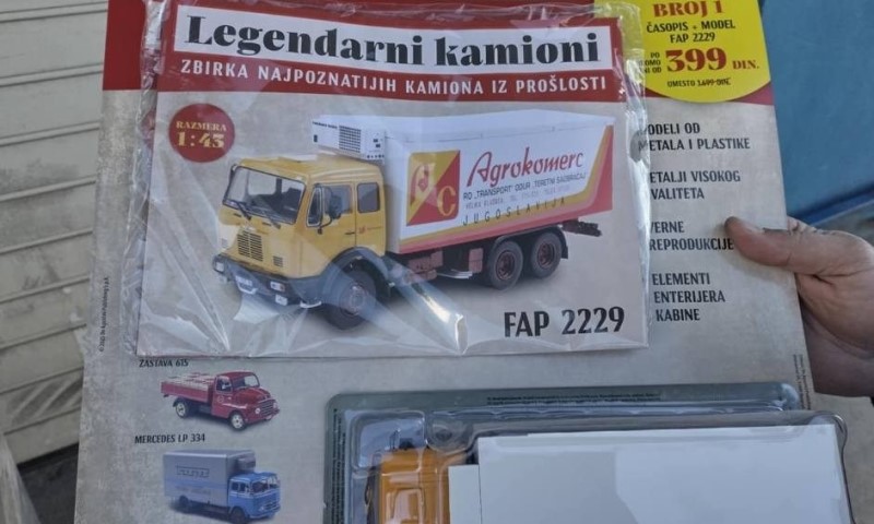 Popularna igračka u Beogradu: Legendarni kamion “Agrokomerca”