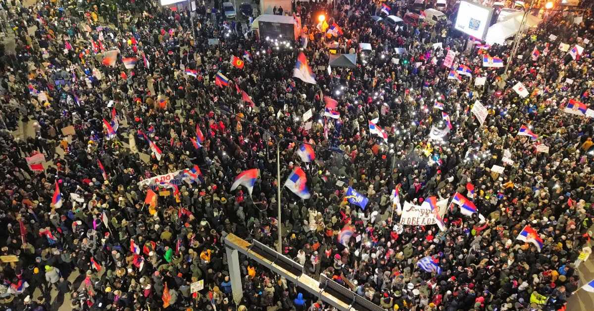 Pročitano pismo studenata u Kragujevcu: Tražimo ispunjenje zahtjeva VIDEO
