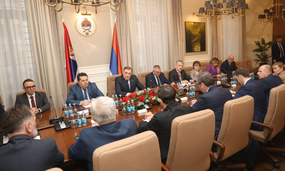Nakon razgovora Dodika i Vučića: Održan sastanak delegacija Srpske i Srbije FOTO