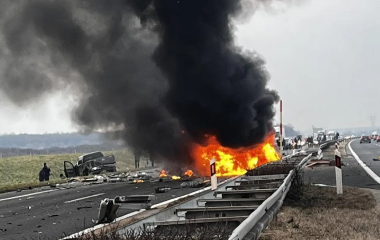Mladi otac izgorio u automobilu: Poznat identitet vozača iz BiH koji je stradao na auto-putu