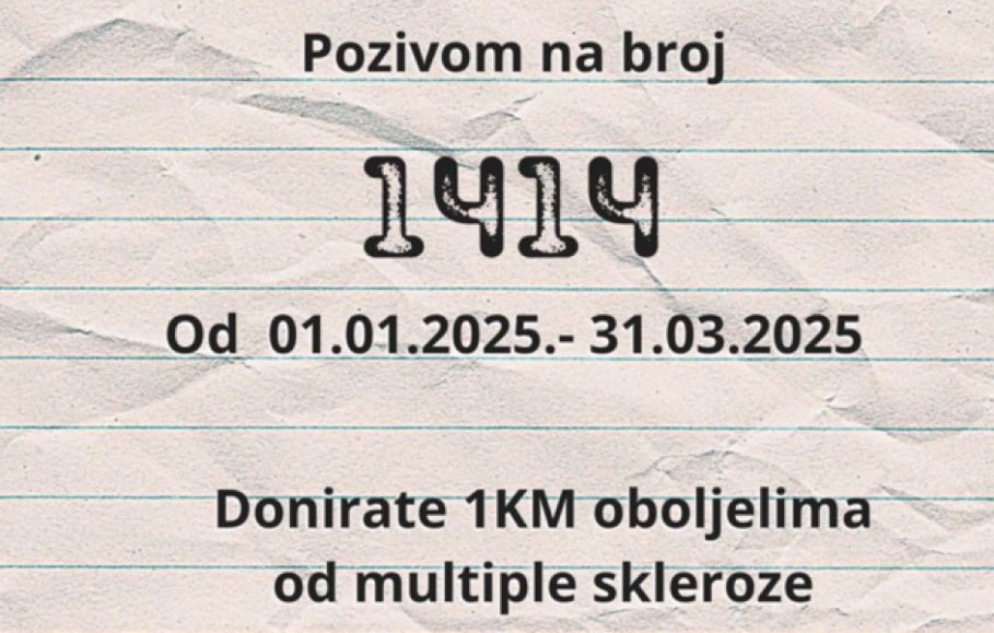 Potrebna pomoć oboljelima od multiple skleroze: Aktivan humanitarni broj 1414