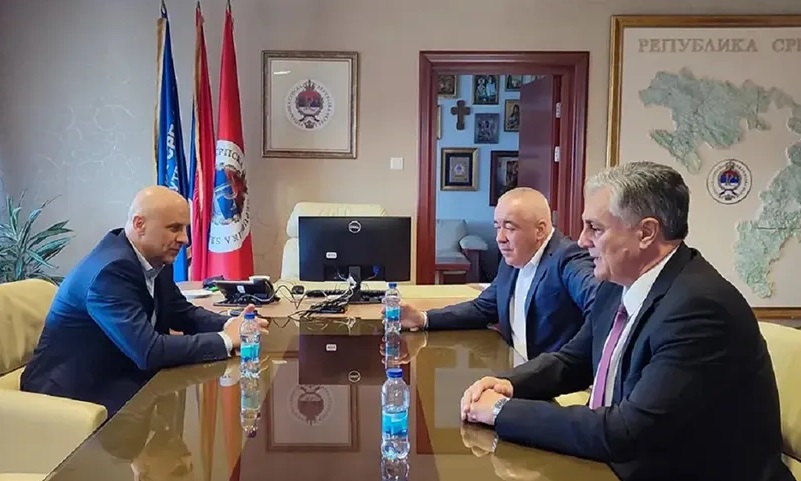 Dobrodošli u MUP Srpske: Karan i Kostrešević primili Darka Ćuluma FOTO