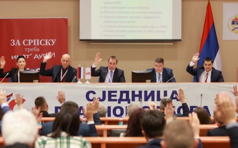 Glavni odbor SPS: Očuvanje Srpske, stabilnost i ekonomski napredak kao prioriteti