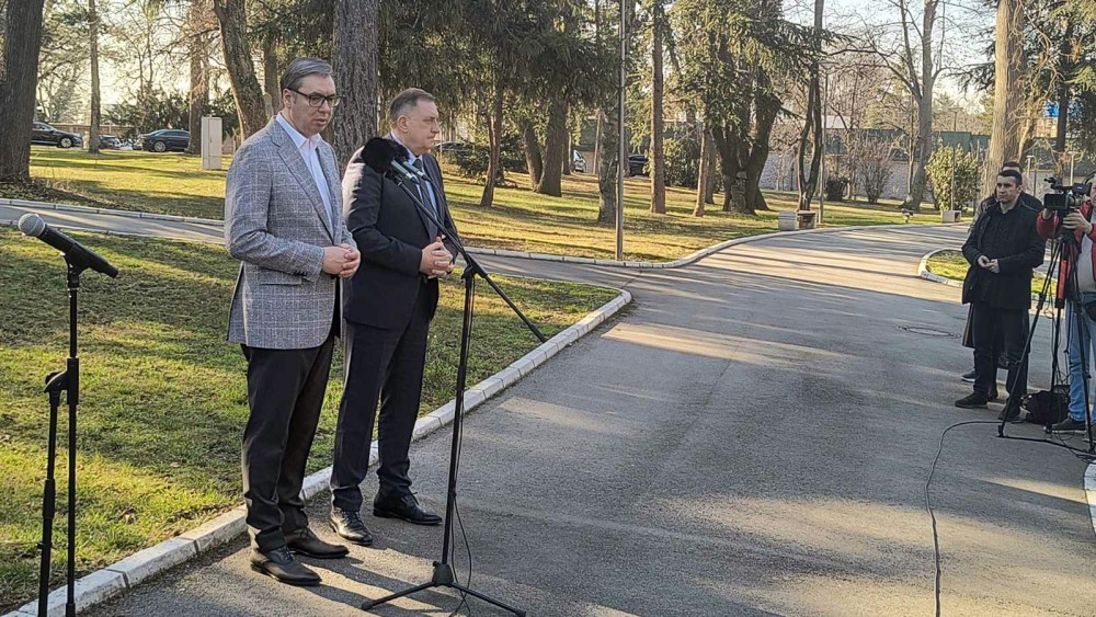 Vučić tvrdi da isti akteri stoje iza dešavanja i u Srbiji i u Srpskoj: Putinu ću sutra prenijeti Dodikovu poruku