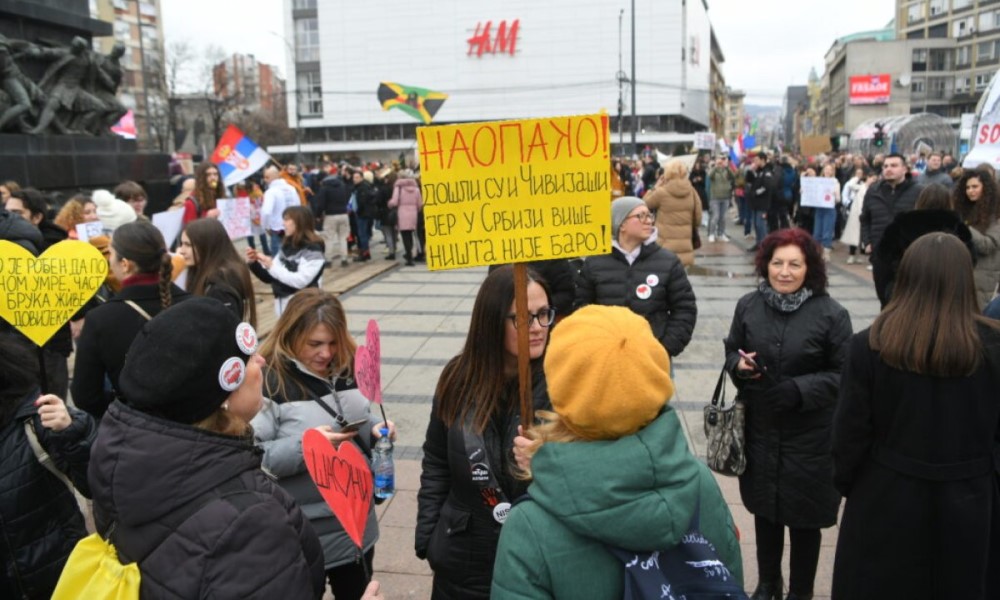 Građani na ulicama: Danas protest studenata u Nišu
