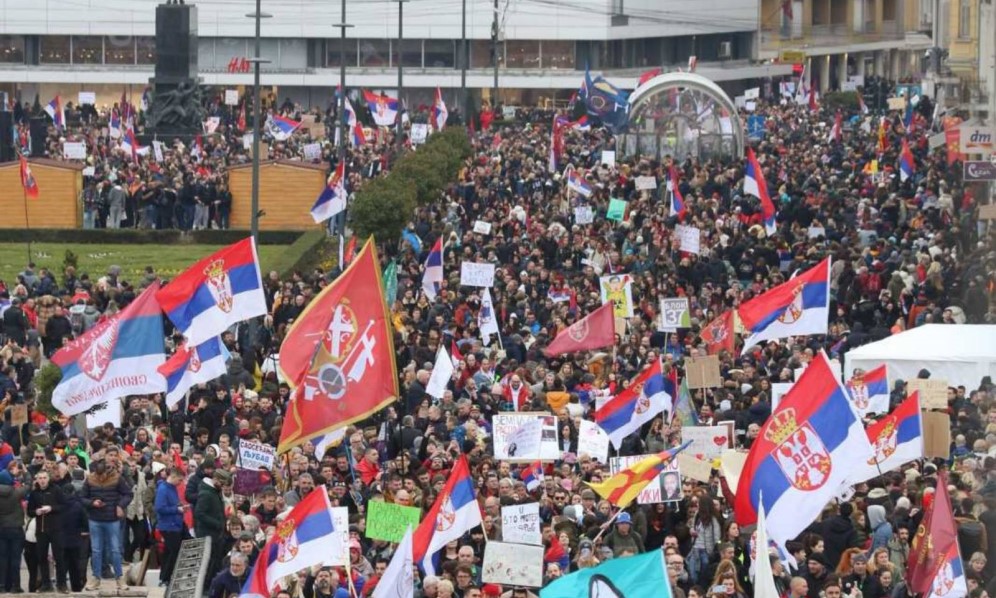 Veliki protest u Nišu: Studentska blokada trajaće 18 sati FOTO/VIDEO