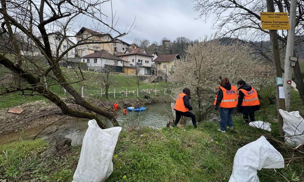 Zajedničkim snagama: Uspješno završena akcija čišćenja rijeke Suturlije FOTO