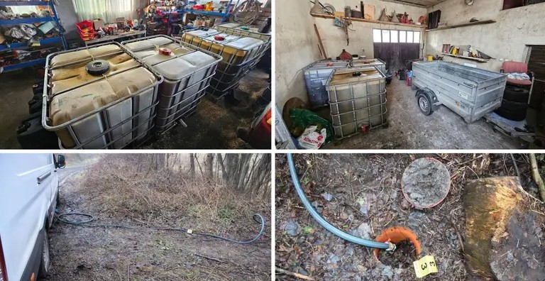 Uhapšena naftna banda: Spojili se na cijev kod Bjelovara, šteta 100.000 evra