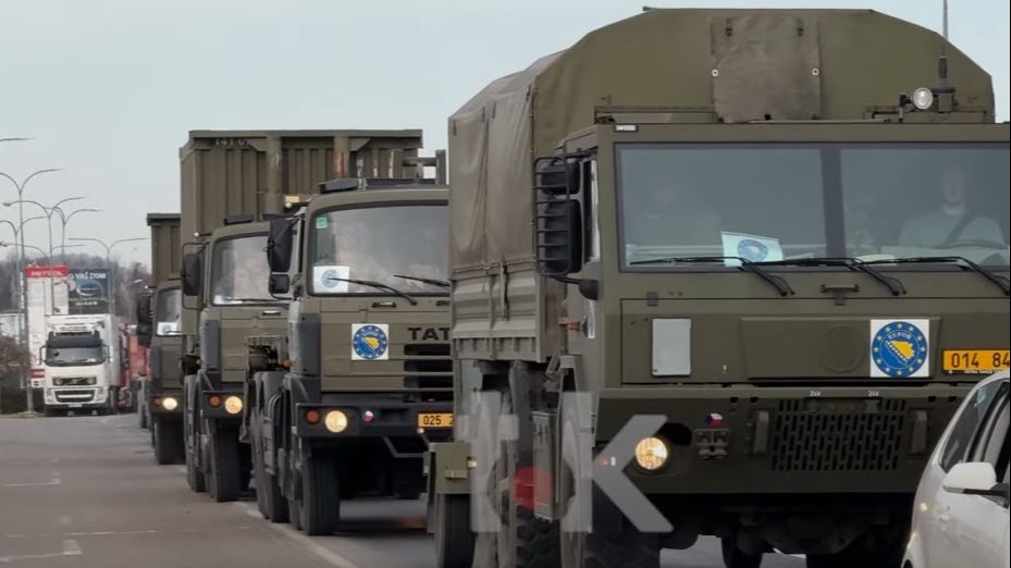 Pojačane aktivnosti: Konvoj vozila EUFOR-a ušao u Banjaluku VIDEO