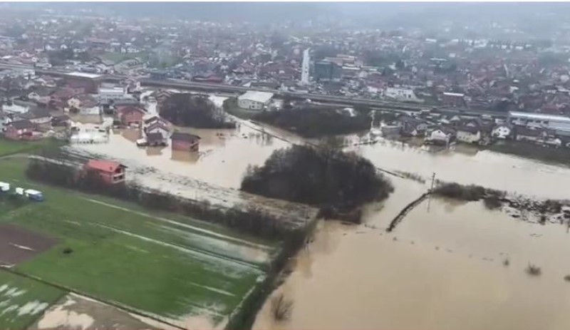 Banjaluka i Laktaši pod vodom: Koliko je situacija dramatična pogledajte iz vazduha VIDEO