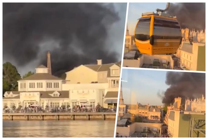 Izbio požar u Diznilendu: Gusti dim prekrio nebo, posjetioci bili evakuisani VIDEO