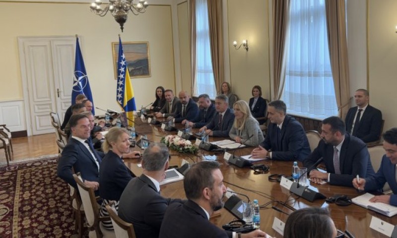 Boravi u radnoj posjeti: Rute na sastanku sa članovima Predsjedništva BiH FOTO