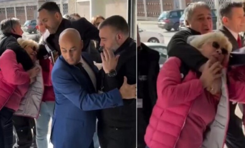 Ozbiljna drama! Radnik obezbjeđenja davio ženu na ulazu u Skupštinu grada VIDEO