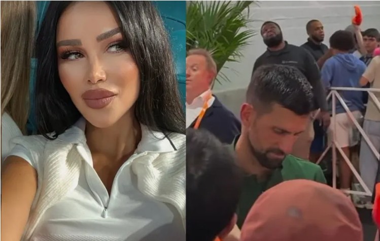 Izgubila glas navijajući: Stanija u bijelom, mokra i bez brusa bodrila Đokovića u Majamiju FOTO