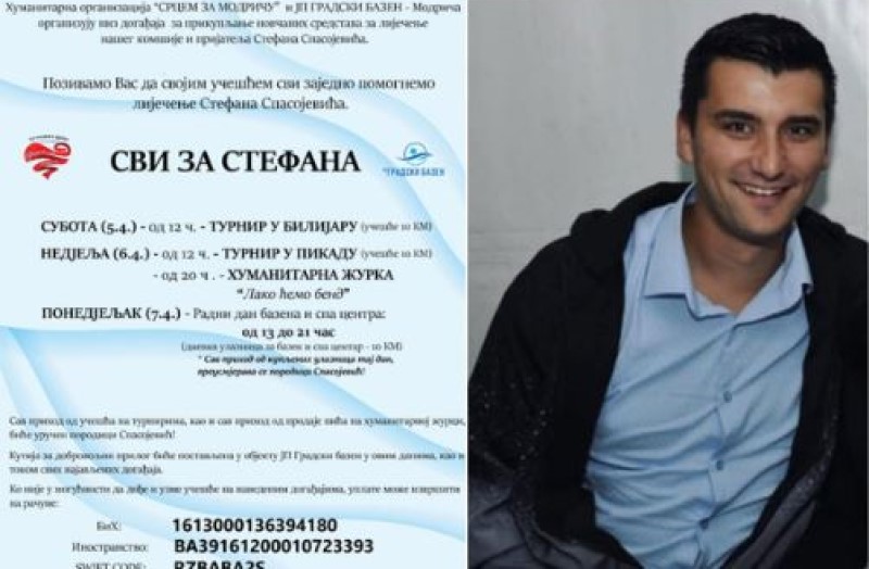 Apel za pomoć Stefanu Spasojeviću (32): Zbog teške povrede kičme ostao nepokretan