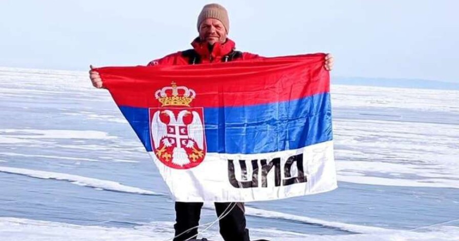 Ivan spavao u zaleđenom Sibiru: Prvi Srbin koji je prepješačio Bajkalsko jezero FOTO