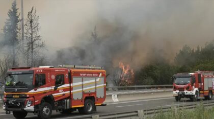 Bukti šuma u blizini Jerusalima: Tri osobe uhapšene zbog podmetanja požara