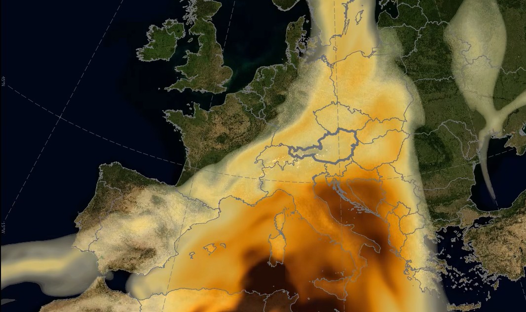 Pored vrućine: Toplotni talas donosi i pijesak iz Afrike