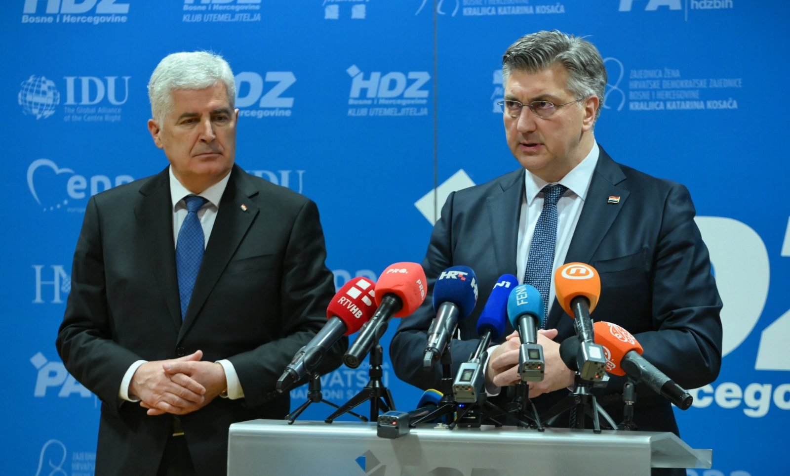 Plenković sa Čovićem: EU, a ni Hrvatska neće uvoditi sankcije zvaničnicima Srpske VIDEO