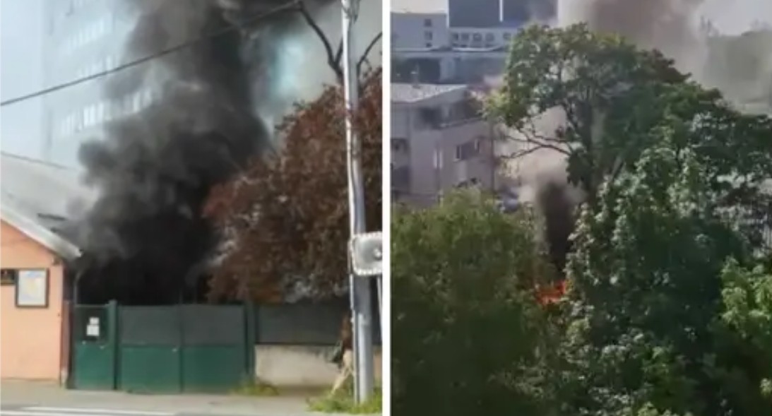Gusti crni dim iznad objekta! Požar u vrtiću, čula se eksplozija