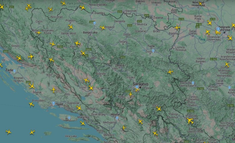 Trenutno je nad Jadranskim morem: Vojni avion završio višečasovno kruženje iznad BiH