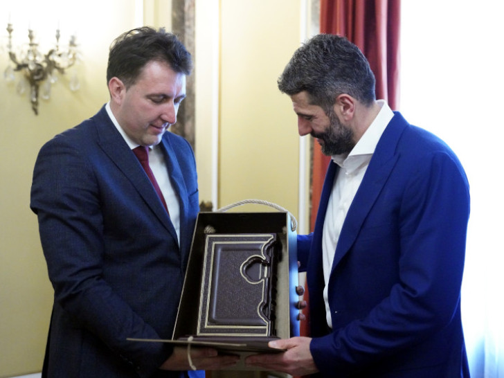 Šapić ugostio načelnika Sokoca: Na podršku Beograda uvijek možete računati