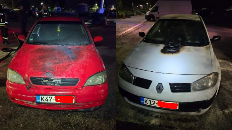 U Nikšiću kamenovano vozilo Mirka Ćurića i podmetnut požar pod dva automobila BiH registarskih oznaka