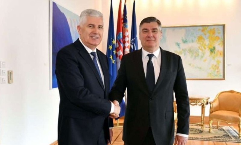 Čović i Milanović o aktuelnoj situaciji u BiH: Nužno je sačuvati mir i stabilnost
