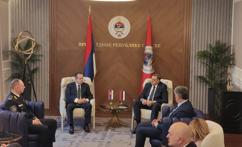 Dačić u Banjaluci: Dodik ga dočekao u Palati Republike FOTO/VIDEO