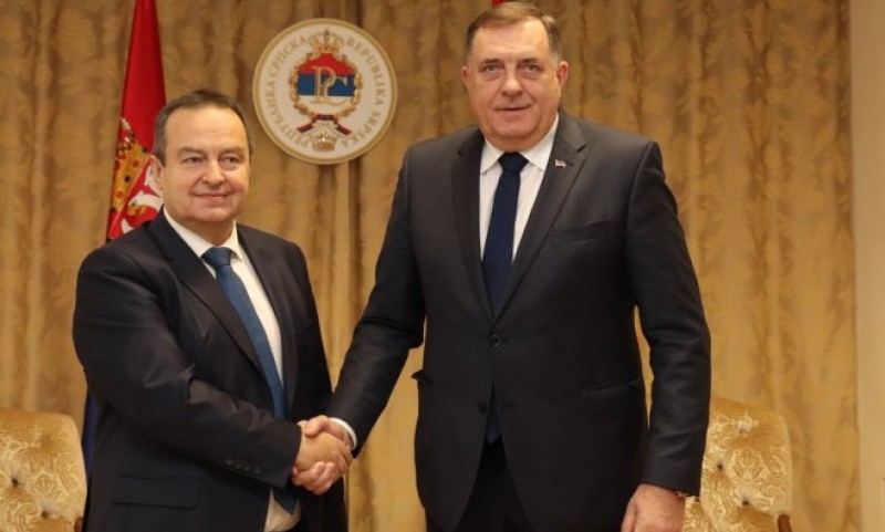 Dodik uputio podršku Dačiću i želje za brzo ozdravljenje