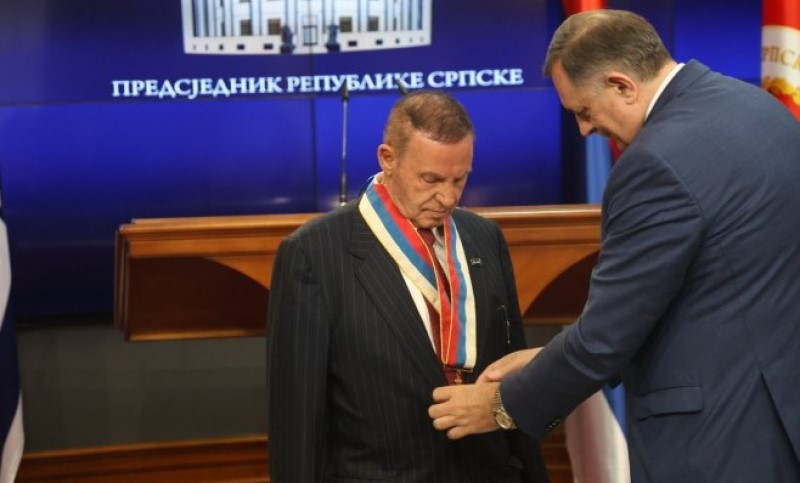 Levi s ponosom primio orden: Od danas imam dvije otadžbine, Izrael i  Srpsku VIDEO