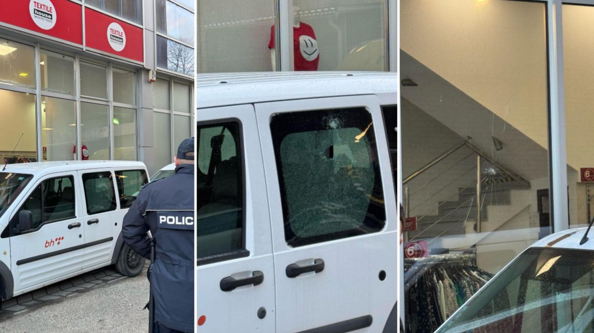 Kamenjem razbio izlog butika: Oštetio i vozila