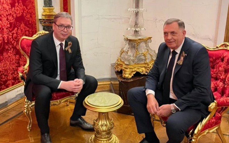 Susret uoči večere: Sastanak Dodika i Vučića u Moskvi