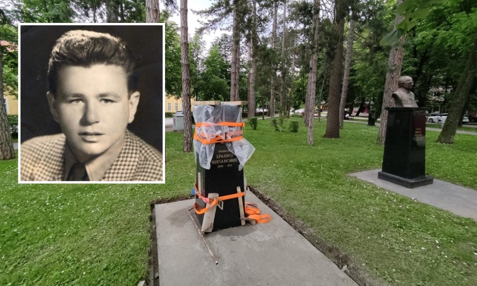 Evo kome je posvećena: Postavlja se nova bista kod Narodnog pozorišta FOTO