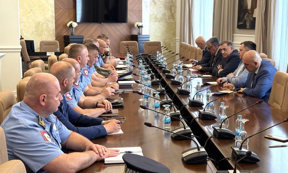 Dodik se sastao sa rukovodstvom MUP-a: Srpska bezbjednosno i institucionalno stabilna
