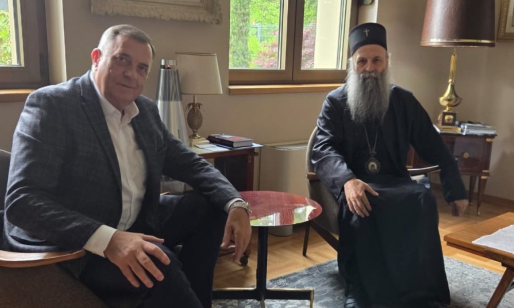 Dodik sa patrijarhom Porfirijem: Crkva je čuvar našeg identiteta