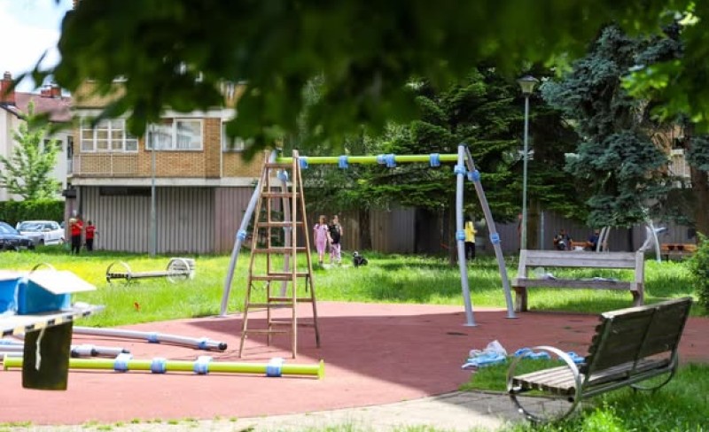 Nakon skoro osam mjeseci i parola po pločniku: U banjalučko naselje stiže igralište